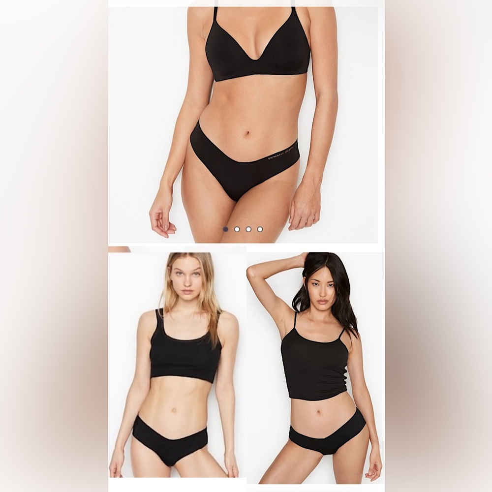Victoria’s Secret 3 Panties No Show Small NWT